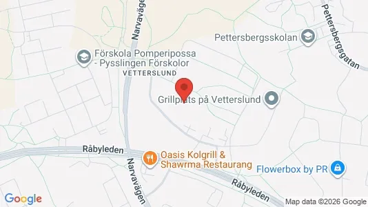 Bostadsrätter till salu i Västerås - kort over placeringen