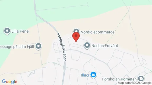 Bostadsrätter till salu i Växjö - kort over placeringen