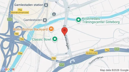 Lägenheter till salu i Göteborg Östra - kort over placeringen