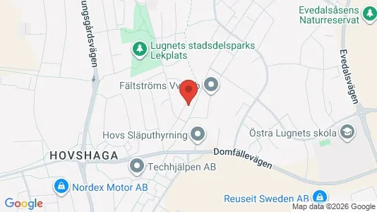 Lägenheter till salu i Växjö - kort over placeringen