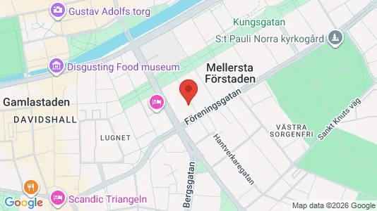 Lägenheter till salu i Malmö Centrum - kort over placeringen