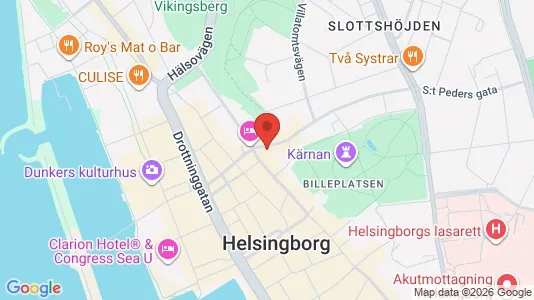 Lägenheter till salu i Helsingborg - kort over placeringen
