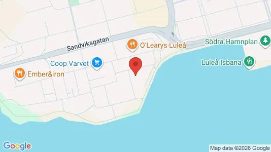 Lägenheter till salu i Luleå - kort over placeringen
