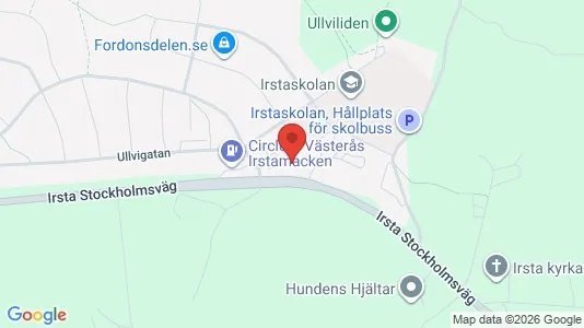 Lägenheter till salu i Västerås - kort over placeringen
