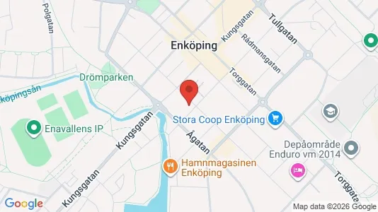 Lägenheter till salu i Enköping - kort over placeringen