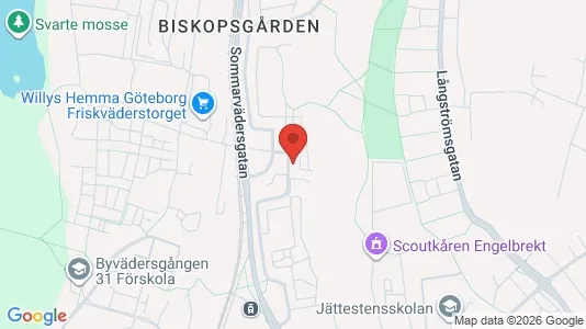 Lägenheter till salu i Västra hisingen - kort over placeringen