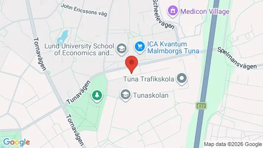 Lägenheter till salu i Lund - kort over placeringen