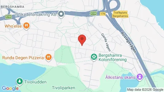 Lägenheter till salu i Solna - kort over placeringen