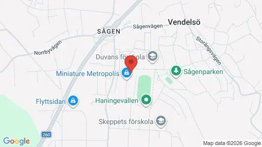 Lägenheter till salu i Haninge - kort over placeringen