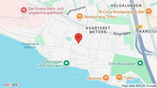 Lägenheter till salu i Södermalm - kort over placeringen