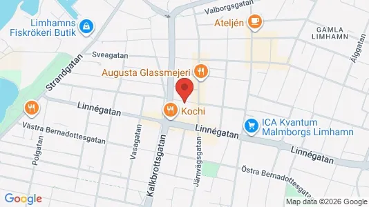 Lägenheter till salu i Limhamn/Bunkeflo - kort over placeringen