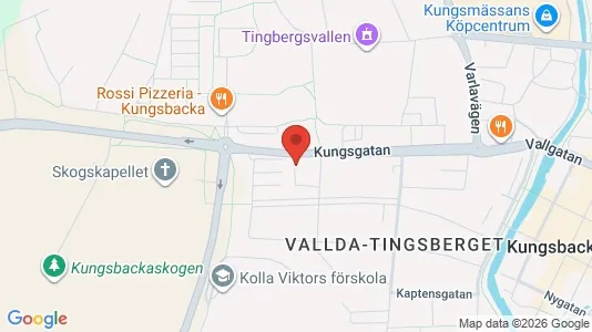 Lägenheter till salu i Kungsbacka - kort over placeringen