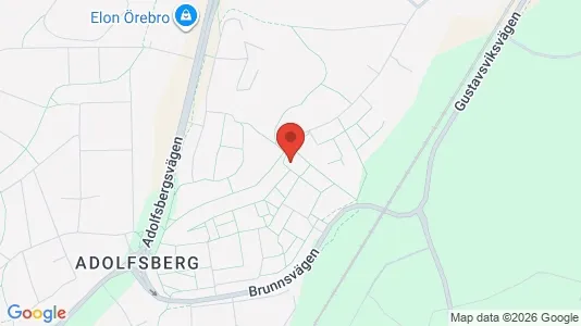 Lägenheter till salu i Örebro - kort over placeringen