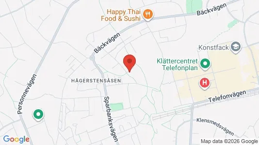 Lägenheter till salu i Söderort - kort over placeringen