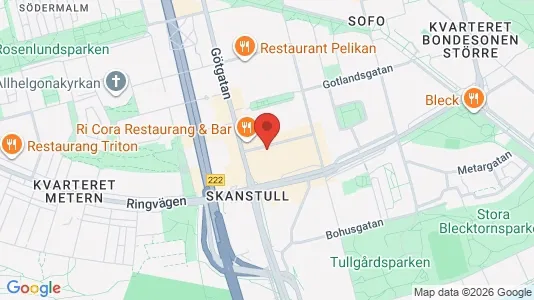 Lägenheter till salu i Södermalm - kort over placeringen