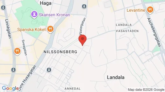 Lägenheter till salu i Göteborg Centrum - kort over placeringen
