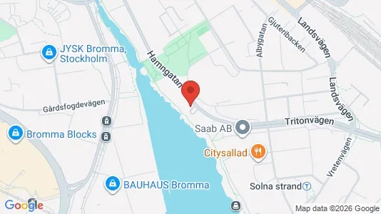 Lägenheter till salu i Sundbyberg - kort over placeringen