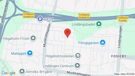 Lägenheter till salu i Fosie - kort over placeringen