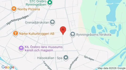 Lägenheter till salu i Örebro - kort over placeringen