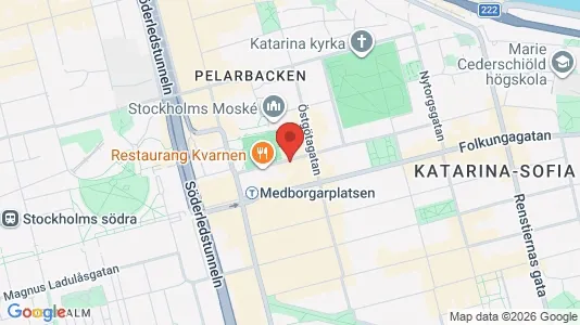 Bostadsrätter till salu i Kungsholmen - kort over placeringen