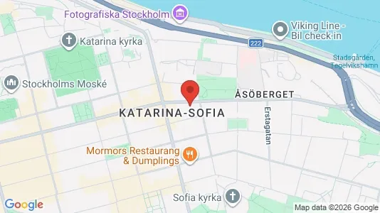 Lägenheter till salu i Södermalm - kort over placeringen