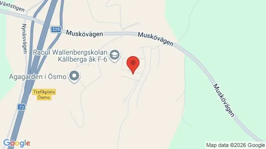 Bostadsrätter till salu i Nynäshamn - kort over placeringen