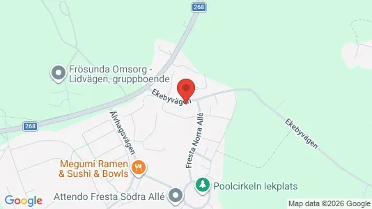Bostadsrätter till salu i Upplands Väsby - kort over placeringen
