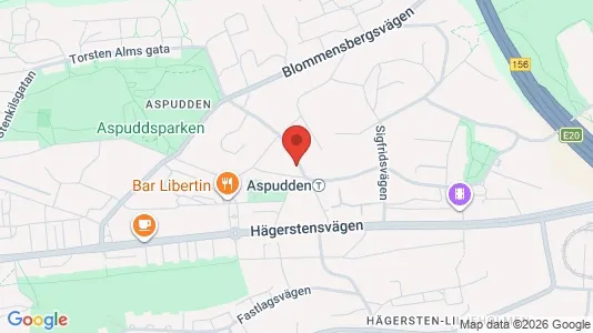 Bostadsrätter till salu i Söderort - kort over placeringen