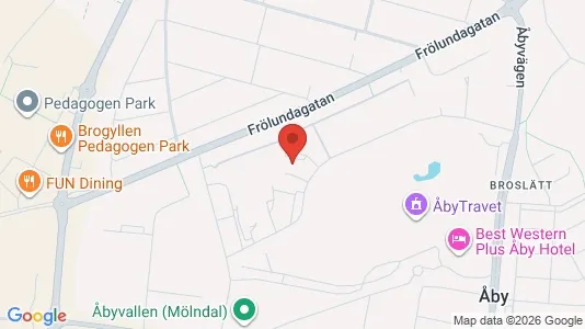 Bostadsrätter till salu i Mölndal - kort over placeringen