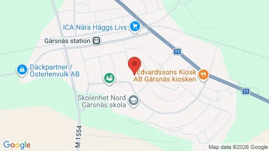 Lägenheter att hyra i Simrishamn - kort over placeringen