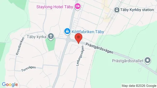 Lägenheter till salu i Täby - kort over placeringen
