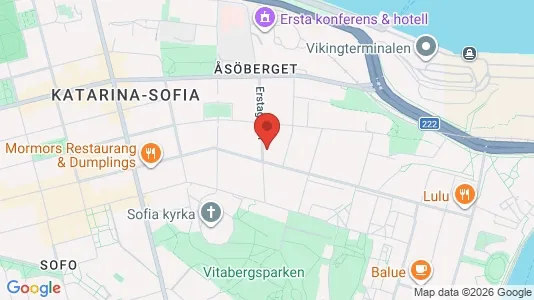 Lägenheter till salu i Södermalm - kort over placeringen