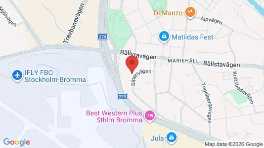 Lägenheter till salu i Västerort - kort over placeringen