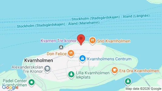 Lägenheter till salu i Nacka - kort over placeringen