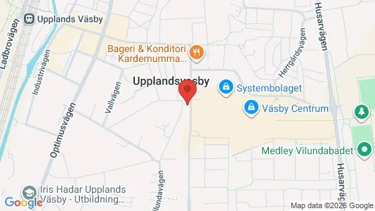Lägenheter till salu i Upplands Väsby - kort over placeringen