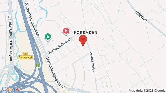 Lägenheter till salu i Mölndal - kort over placeringen