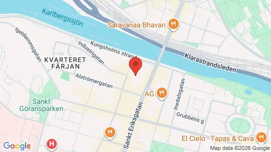Lägenheter till salu i Kungsholmen - kort over placeringen