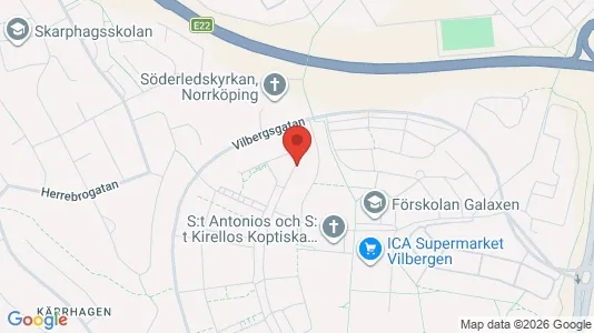 Lägenheter till salu i Norrköping - kort over placeringen