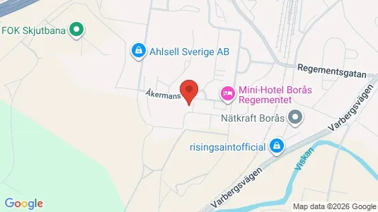 Lägenheter till salu i Borås - kort over placeringen