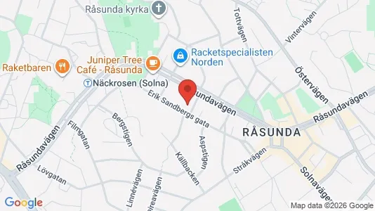 Lägenheter till salu i Solna - kort over placeringen
