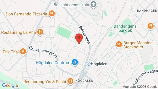 Lägenheter till salu i Söderort - kort over placeringen