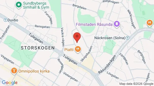 Lägenheter till salu i Sundbyberg - kort over placeringen