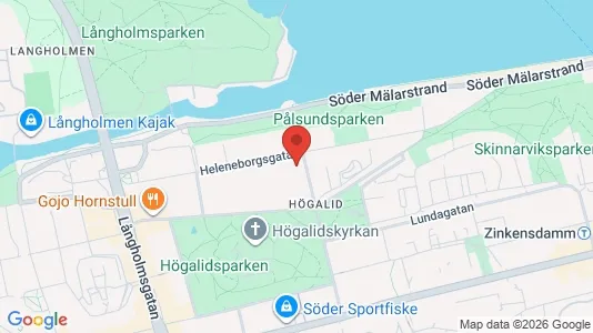Lägenheter till salu i Södermalm - kort over placeringen