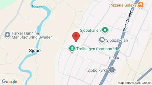 Lägenheter till salu i Borås - kort over placeringen