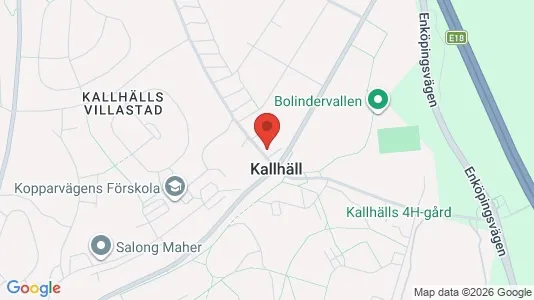 Lägenheter till salu i Järfälla - kort over placeringen