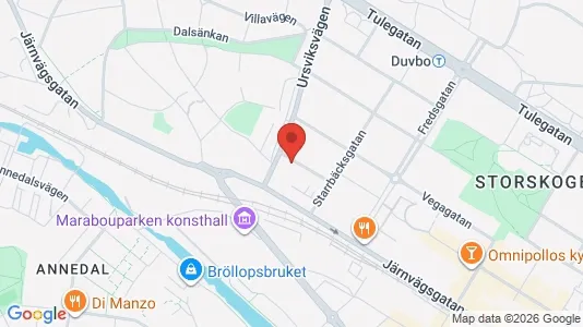 Lägenheter till salu i Sundbyberg - kort over placeringen