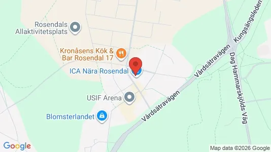 Lägenheter till salu i Uppsala - kort over placeringen