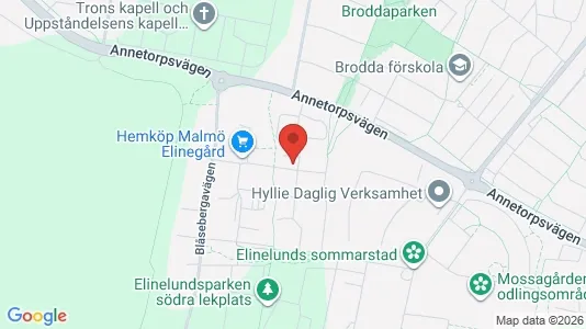 Lägenheter att hyra i Limhamn/Bunkeflo - kort over placeringen