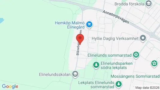 Lägenheter att hyra i Limhamn/Bunkeflo - kort over placeringen