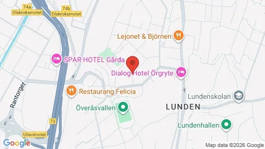 Lägenheter att hyra i Örgryte-Härlanda - kort over placeringen
